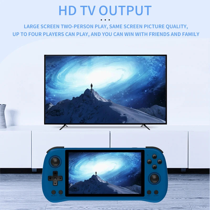 POWKIDDY X55 Retro Handheld Console 5.5" IPS Screen