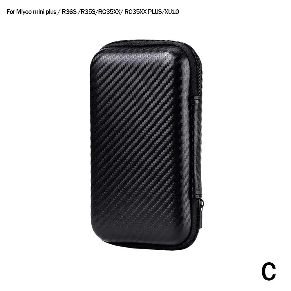 Portable Game CaseRetro Game Console Case Storage Bag Protective Zipper Carry Bag EVA Hard Handbag for Mini Plus/ R36 T5X3