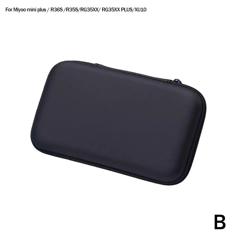 Portable Game CaseRetro Game Console Case Storage Bag Protective Zipper Carry Bag EVA Hard Handbag for Mini Plus/ R36 T5X3
